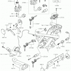 W800 Замок зажигания  /  замки  /  отражатели