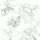 W800 CAFE Боковые крышки  /  крышка цепи