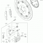 W800 CAFE Передний тормоз