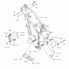 KLX300R Рама ,крепежные детали