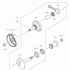 KLX110L Коленвал