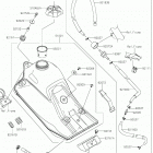 KLX300R Топливный бак