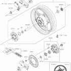 Ninja 400 Заднее колесо  /  цепь