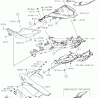 Ninja 400 Боковые крышки  /  крышка цепи