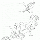 KLX140G Подножки