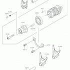 W800 CAFE Шестерни   /  вилки переключения