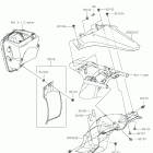 KLX300R Заднее крыло