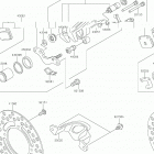 KX65 Задний тормоз