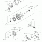 W800 Заднее колесо  /  цепь