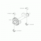 NINJA 650 ABS Валансирный вал