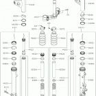 W800 CAFE Передняя вилка
