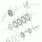 KLX140G Сцепление