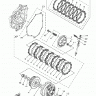 XSR700  (XSR700MW/XSR700MCW) Сцепление