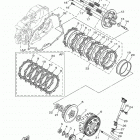 XT250  (XT250MC/XT250M) Сцепление