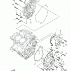 XSR700  (XSR700MW/XSR700MCW) Крышка картера двигателя