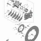 MT09 SP  (MT09SPMB/MT09SPMCB) Задний суппорт