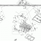 XSR700  (XSR700MW/XSR700MCW) Головка цилиндров