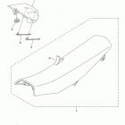 WR450F  (WR450FL) Сиденье