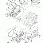 XT250  (XT250MC/XT250M) Крышка картера двигателя