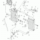 WR450F  (WR450FL) Радиатор и Патрубки