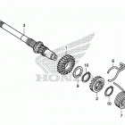 CRF110F AC Кик стартер