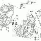 CMX300 AC Картер двигателя