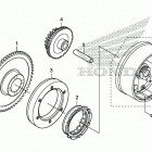 CRF110F AC Муфта стартера