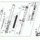 CRF450RX AC Передняя вилка