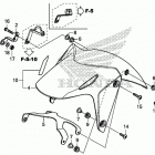 CBR500RA Переднее крыло