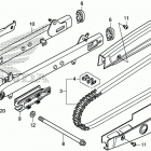 C125A Swingarm@chain case