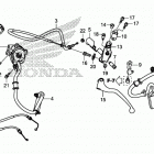 CBR500RA Рычаги,тросы и рулевые переключатели