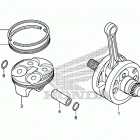 CRF150R AC Коленчатый вал и поршни
