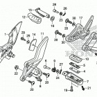 CBR300RA Подножки