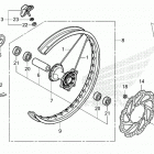 CRF450RX AC Переднее колесо