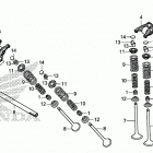 CB500FA Распределительный вал и клапана