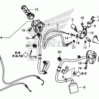 CB500FA Рычаги,тросы и рулевые переключатели