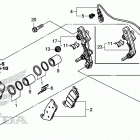CB500FA Передний суппорт