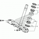 CRF250F A Траверса нижняя