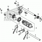 CRF1100A 3AC Gearshift drum (1)