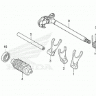 CRF300LA AC Вилка переключения передач