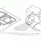CBR1000SP 2AC Комплект прокладок