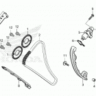 CB650RA AC Цепь ГРМ и натяжитель