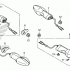 CBR300RA Задний фонарь