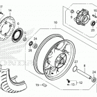 CMX1100D AC Переднее колесо