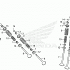 CMX300 AC Распределительный вал и клапана