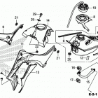 CRF125FB A Топливный бак