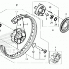 CT125A AC Переднее колесо