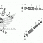 CRF110F AC Распределительный вал и клапана