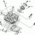 CRF250F A Головка цилиндров