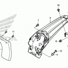 CRF125FB Заднее крыло